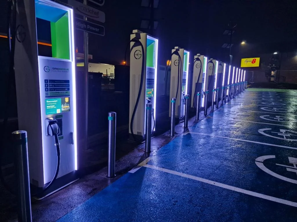 UK Largest EV Charging Point constructed by Quinn